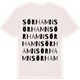 Vintage White t-shirt med Sörhamn ordlek t-shirt