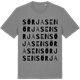 Mid Heather Gray t-shirt med Sörjasen ordlek t-shirt