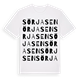Sörjasen ordlek t-shirt