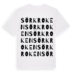 Sörkroken ordlek t-shirt – ekologisk bomull t-shirt från Pinshirt