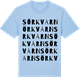 Blue Soul t-shirt med Sörkvarn ordlek t-shirt