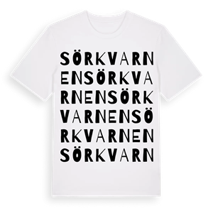 Sörkvarnen ordlek t-shirt – ekologisk bomull t-shirt från Pinshirt