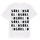 Sörlid ordlek t-shirt
