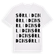 Sörliden ordlek t-shirt