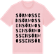Pink Cotton t-shirt med Sörmossen ordlek t-shirt
