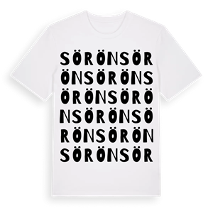 Sörön ordlek t-shirt – ekologisk bomull t-shirt från Pinshirt