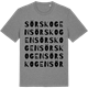 Mid Heather Gray t-shirt med Sörskogen ordlek t-shirt