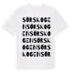 White t-shirt med Sörskogen ordlek t-shirt