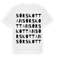 Sörskottan ordlek t-shirt