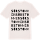 Vintage White t-shirt med Sörstommen ordlek t-shirt