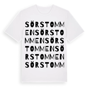 Sörstommen ordlek t-shirt – ekologisk bomull t-shirt från Pinshirt