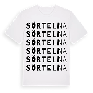 Sörtelna ordlek t-shirt – ekologisk bomull t-shirt från Pinshirt