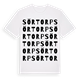 White t-shirt med Sörtorp ordlek t-shirt