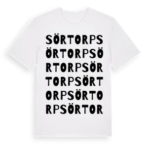 Sörtorp ordlek t-shirt – ekologisk bomull t-shirt från Pinshirt