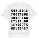 Söruddabygget ordlek t-shirt