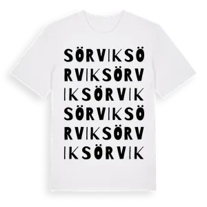 Sörvik ordlek t-shirt – ekologisk bomull t-shirt från Pinshirt