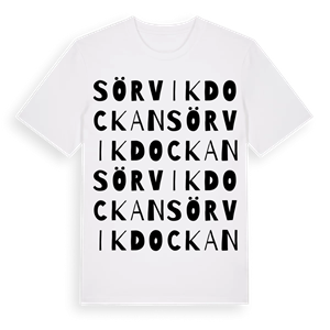 Sörvikdockan ordlek t-shirt – ekologisk bomull t-shirt från Pinshirt