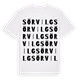 Sörvilg ordlek t-shirt