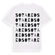 Sotared ordlek t-shirt