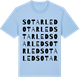 Blue Soul t-shirt med Sotarled ordlek t-shirt