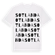 Sotlanda ordlek t-shirt