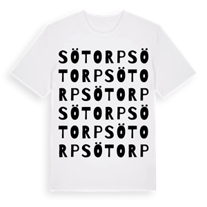Sötorp ordlek t-shirt – ekologisk bomull t-shirt från Pinshirt