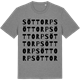 Mid Heather Gray t-shirt med Söttorp ordlek t-shirt