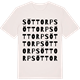 Vintage White t-shirt med Söttorp ordlek t-shirt