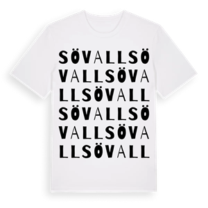 Sövall ordlek t-shirt – ekologisk bomull t-shirt från Pinshirt