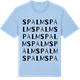 Blue Soul t-shirt med Spalm ordlek t-shirt
