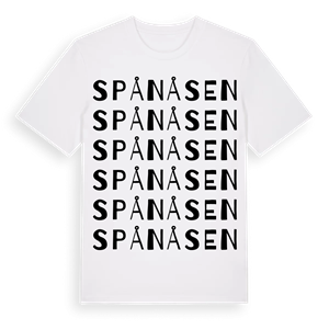 Spånåsen ordlek t-shirt – ekologisk bomull t-shirt från Pinshirt
