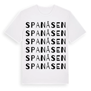 Spanåsen ordlek t-shirt – ekologisk bomull t-shirt från Pinshirt