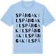 Blue Soul t-shirt med Spångakil ordlek t-shirt
