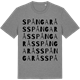 Mid Heather Gray t-shirt med Spångarås ordlek t-shirt