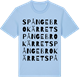 Blue Soul t-shirt med Spångebrokärret ordlek t-shirt