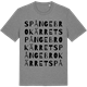 Mid Heather Gray t-shirt med Spångebrokärret ordlek t-shirt