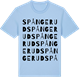 Blue Soul t-shirt med Spångerud ordlek t-shirt