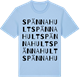 Blue Soul t-shirt med Spännahult ordlek t-shirt