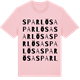 Pink Cotton t-shirt med Sparlösa ordlek t-shirt