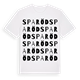 Sparöd ordlek t-shirt