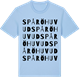 Blue Soul t-shirt med Spåröhuvud ordlek t-shirt