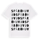 Spåröhuvud ordlek t-shirt