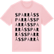 Pink Cotton t-shirt med Sparrås ordlek t-shirt