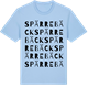 Blue Soul t-shirt med Spärrebäck ordlek t-shirt
