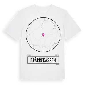Spärrekassen t-shirt – ekologisk bomull t-shirt från Pinshirt