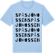 Blue Soul t-shirt med Spåsjömossen ordlek t-shirt