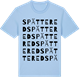 Blue Soul t-shirt med Spättered ordlek t-shirt