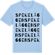 Blue Soul t-shirt med Spekeläggen ordlek t-shirt