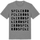 Mid Heather Gray t-shirt med Spekeröd ordlek t-shirt