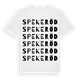 Spekeröd ordlek t-shirt